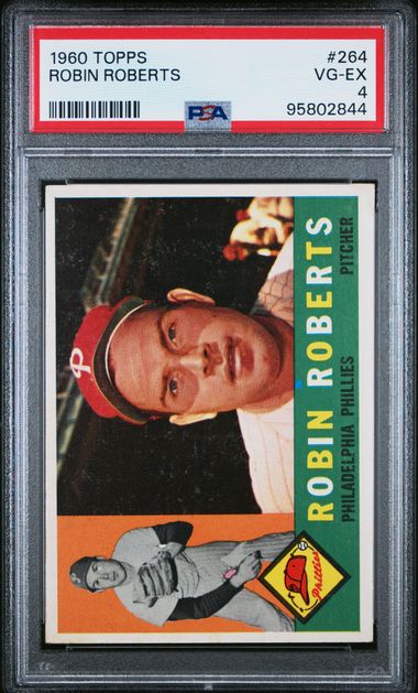 1960 Topps Robin Roberts #264 PSA 4