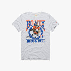 Broncos Bo Nix Signature T-shirt - Ash / XXL