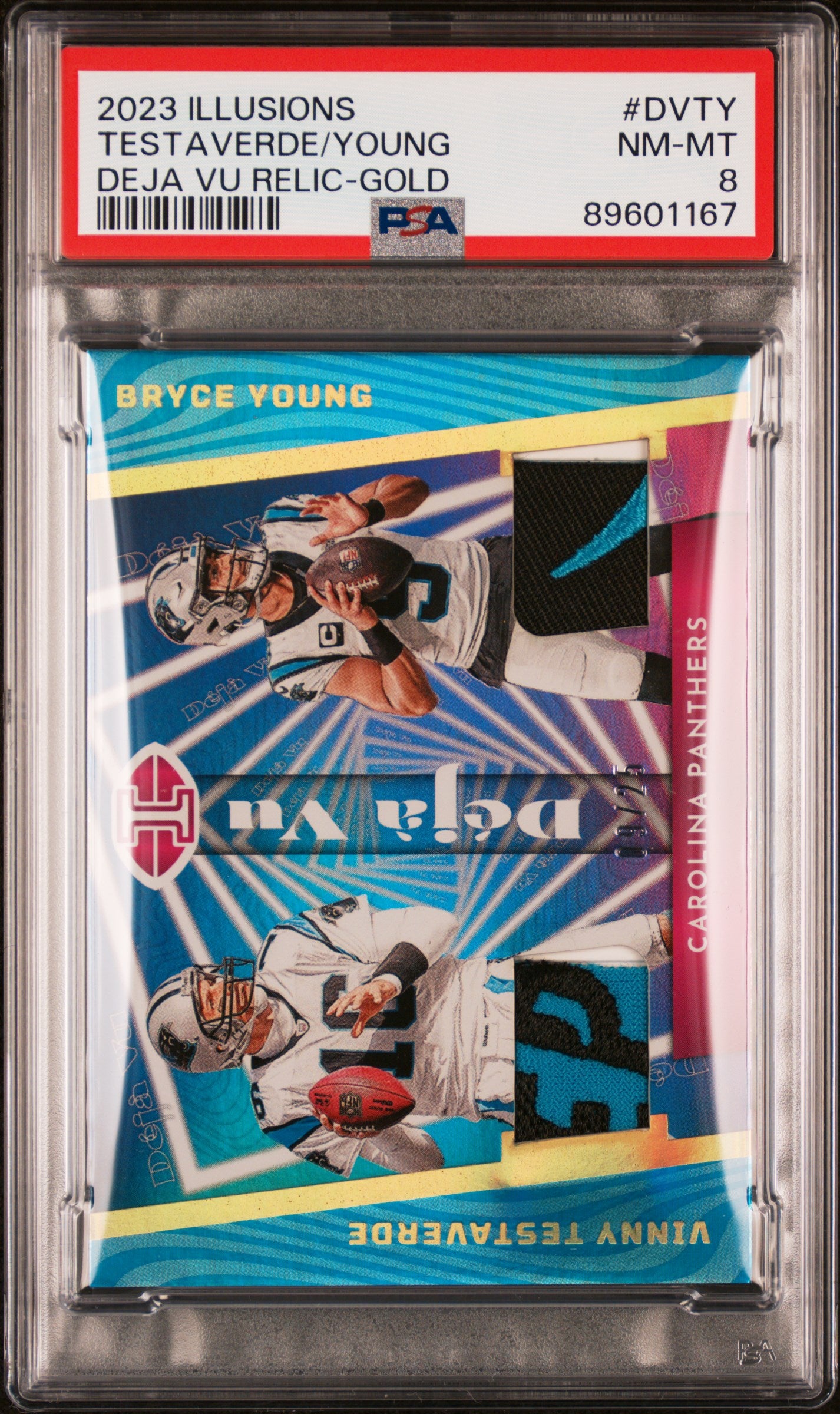 2023 Testaverde/ Young Illusions dŽjˆ vu Dual Swatch #DV-TY SGC 9