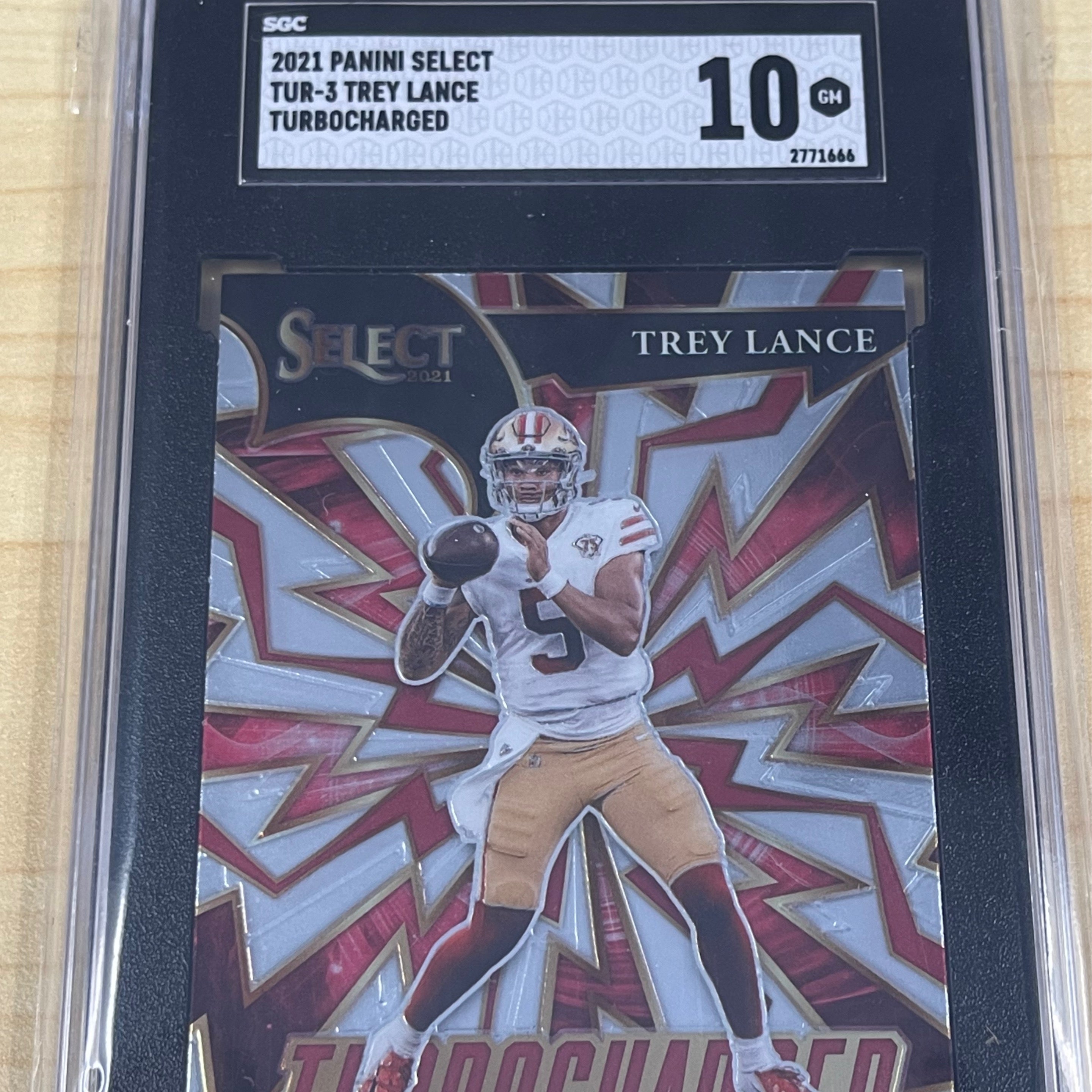 2021 Panini Select Trey Lance TUR-3 Turbocharged SGC 10
