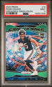 2024 Prizm Rome Odunze Fireworks Green Prizm #19 PSA 9