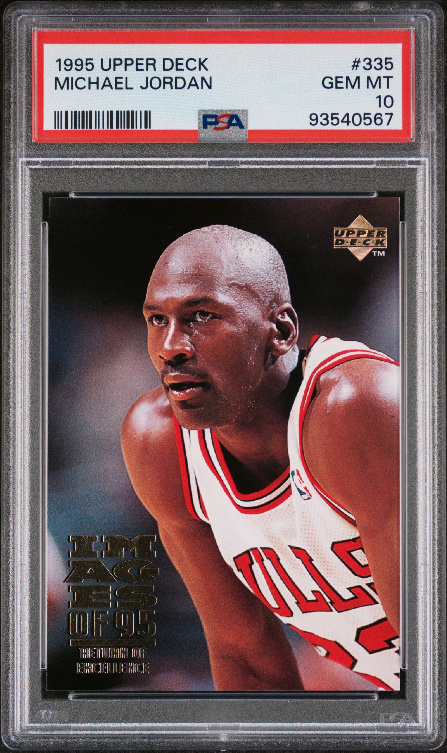 1995 Upper Deck Michael Jordan #335 PSA 10