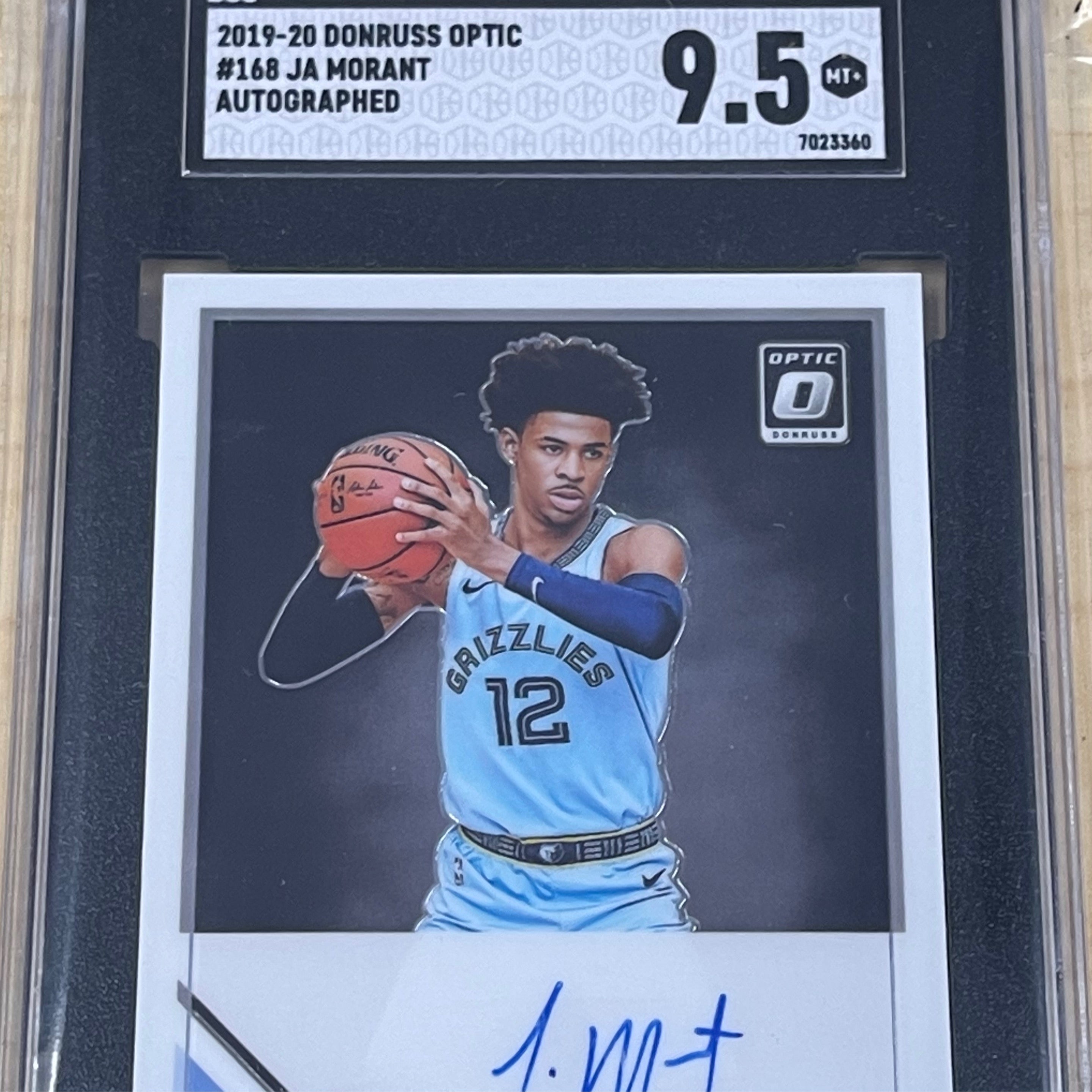 Ja Morant 2019-20	Donruss Optic	168 Auto SGC 9.5