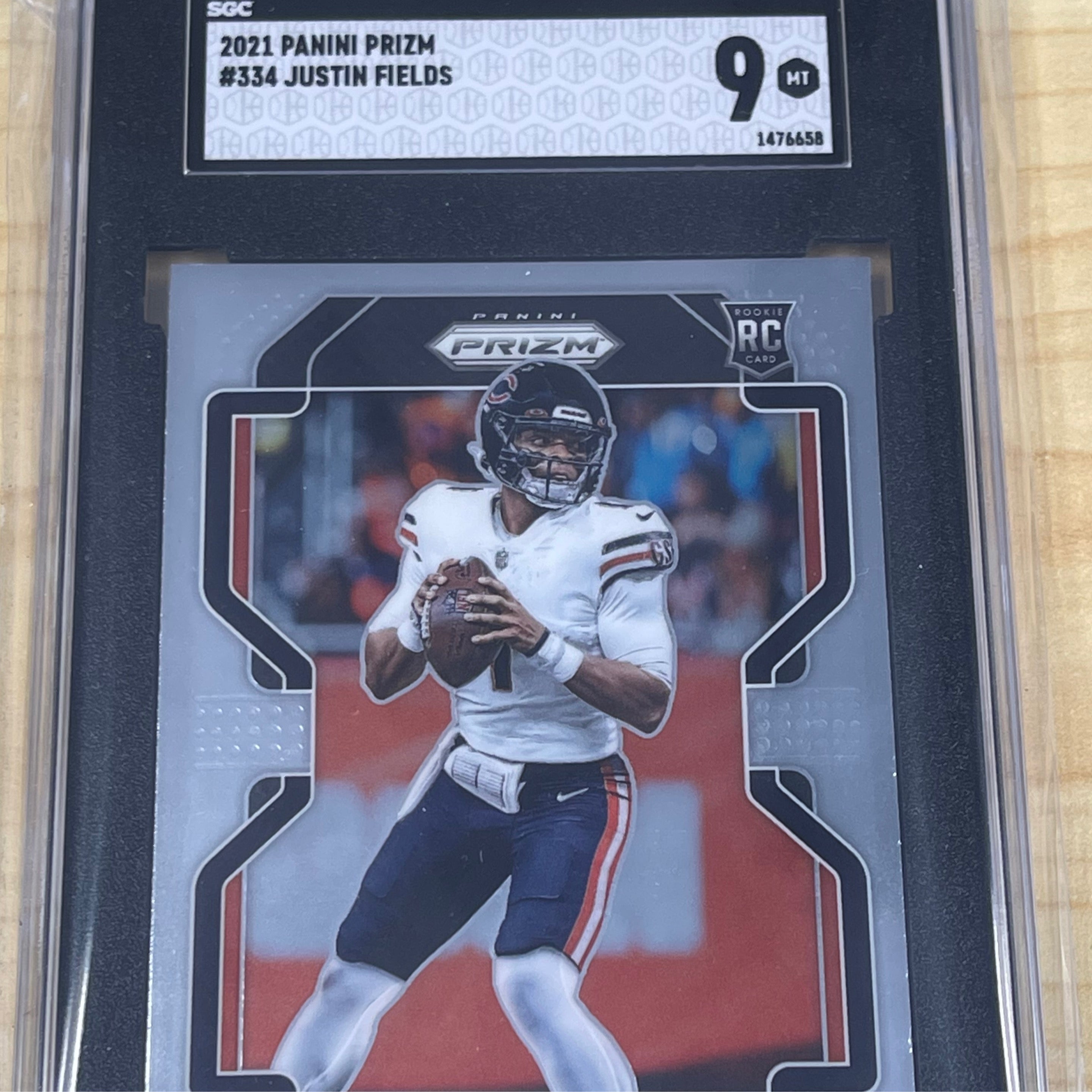 2021 Panini Prizm	Justin Fields #334 SGC 9