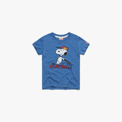 Youth Peanuts Snoopy Play Ball - Royal Blue / Y6