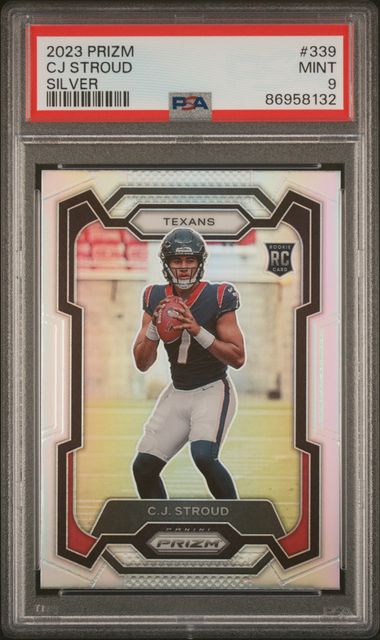 CJ Stroud 2023 Panini Prizm Silver #339 PSA 9
