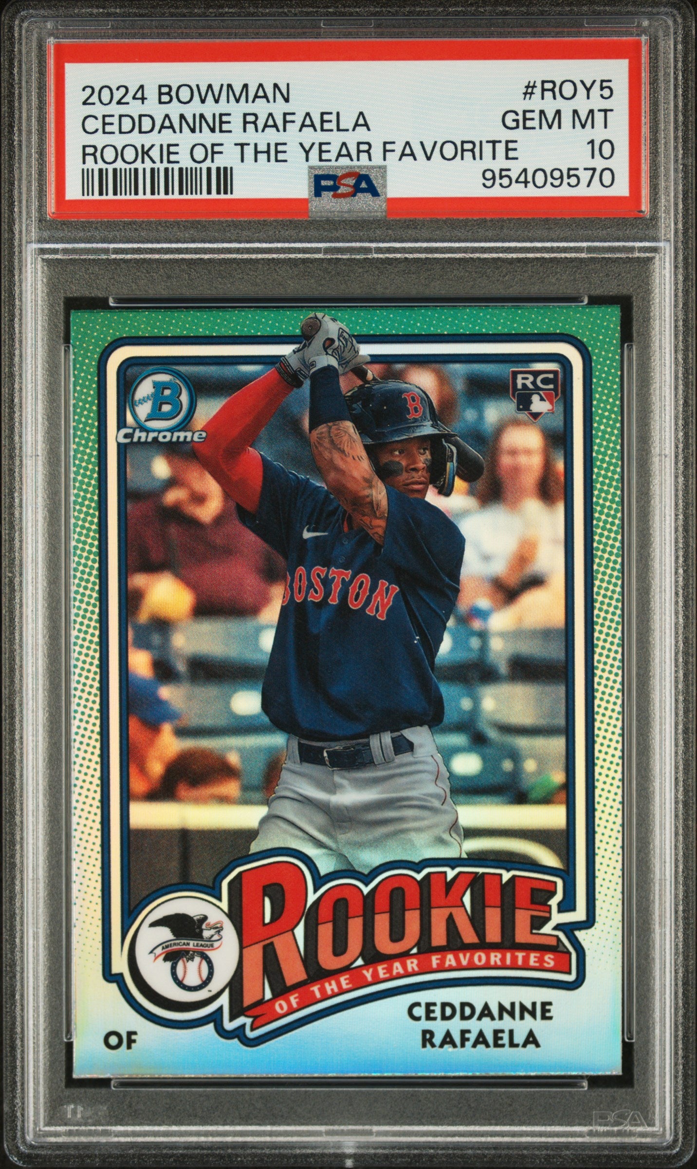 2024 Bowman Cedanne Rafaela ROY PSA 10