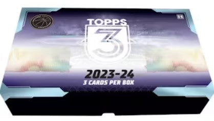 2023-24 Topps Three Basketball Hobby Box (Pre-Sale)