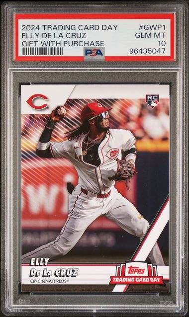 2024 Topps Trading Card Day Elly de la Cruz #GWP1 RC Rookie PSA 10 (1)