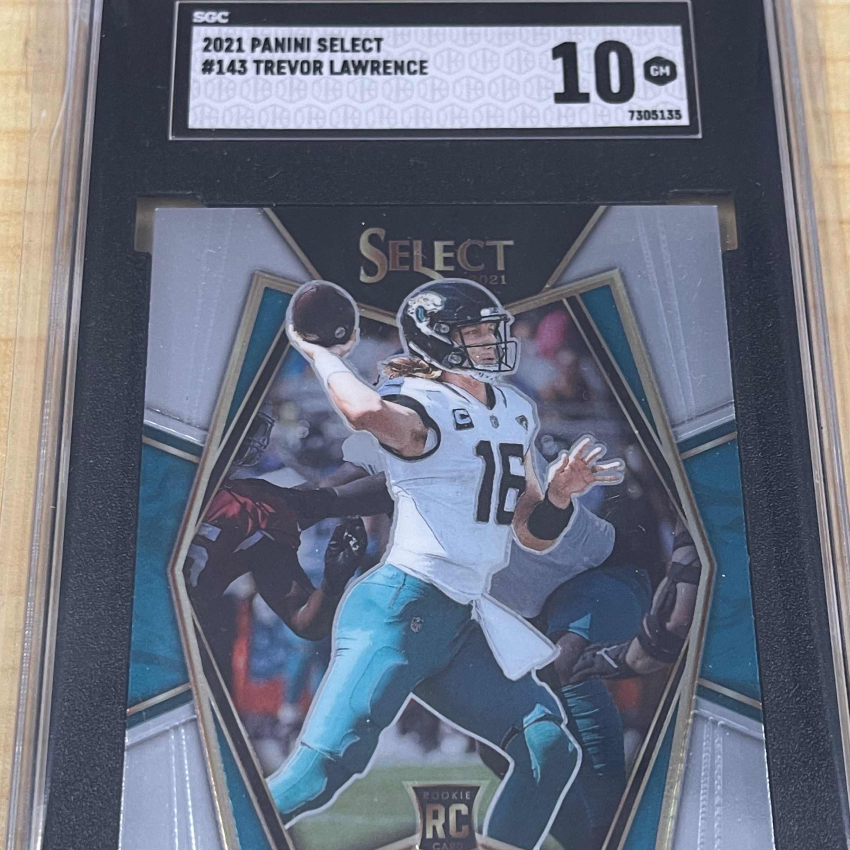 2021 Panini Select Trevor Lawrence #143 SGC 10