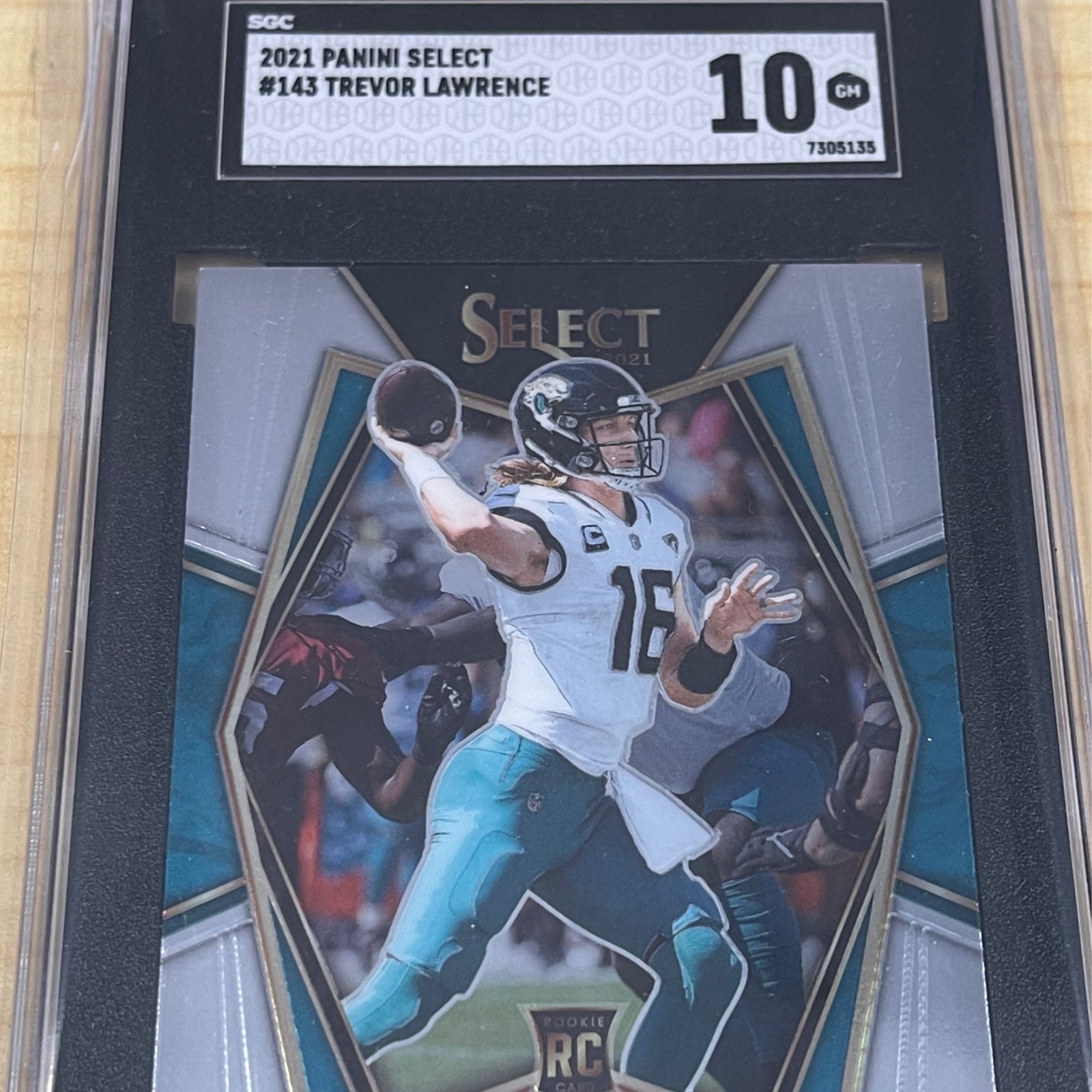 2021 Panini Select Trevor Lawrence #143 SGC 10