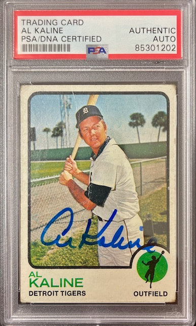 1973 Topps Al Kaline PSA/DNA Authentic Autograph