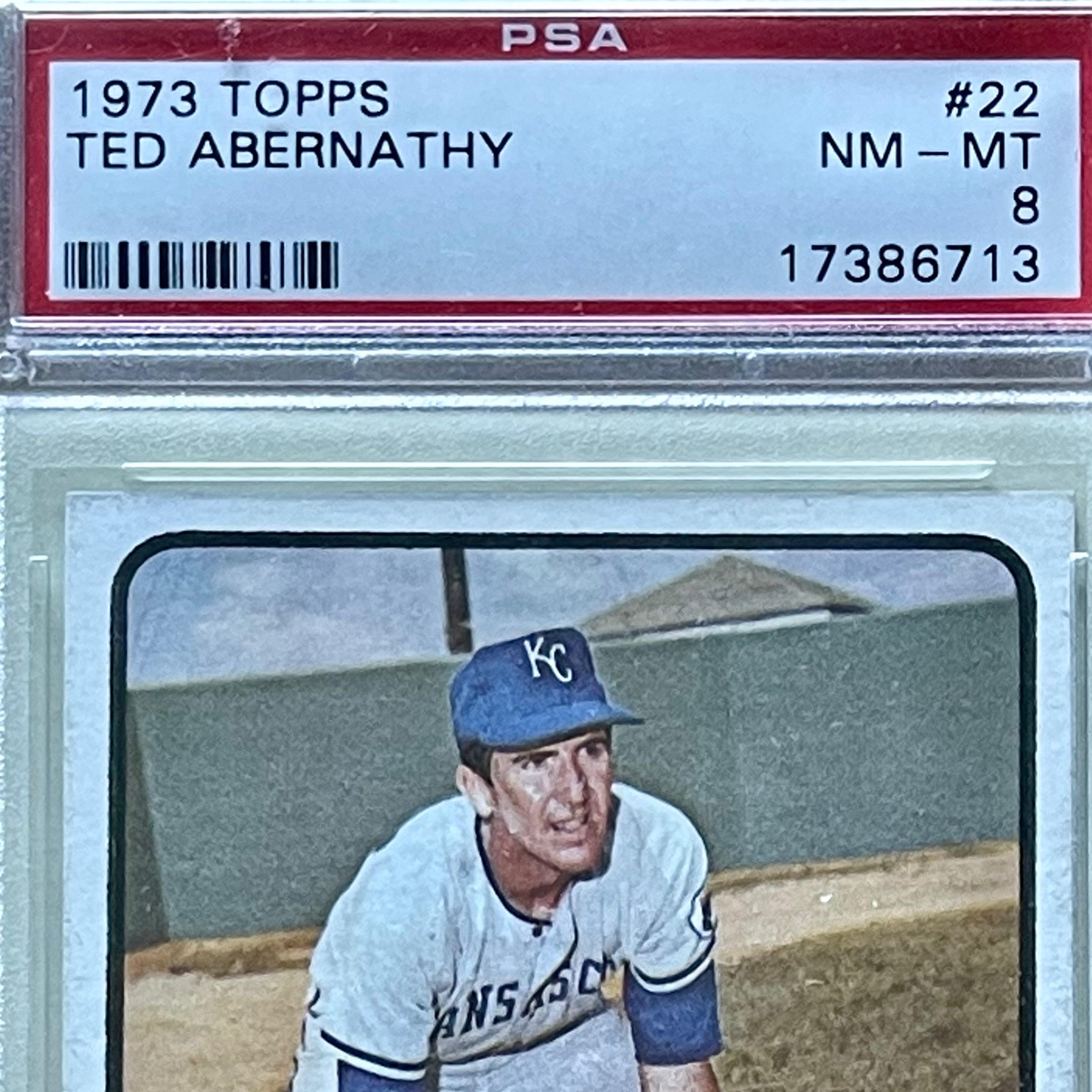 1973 Topps Ted Abernathy #22 PSA 8 NM-MT