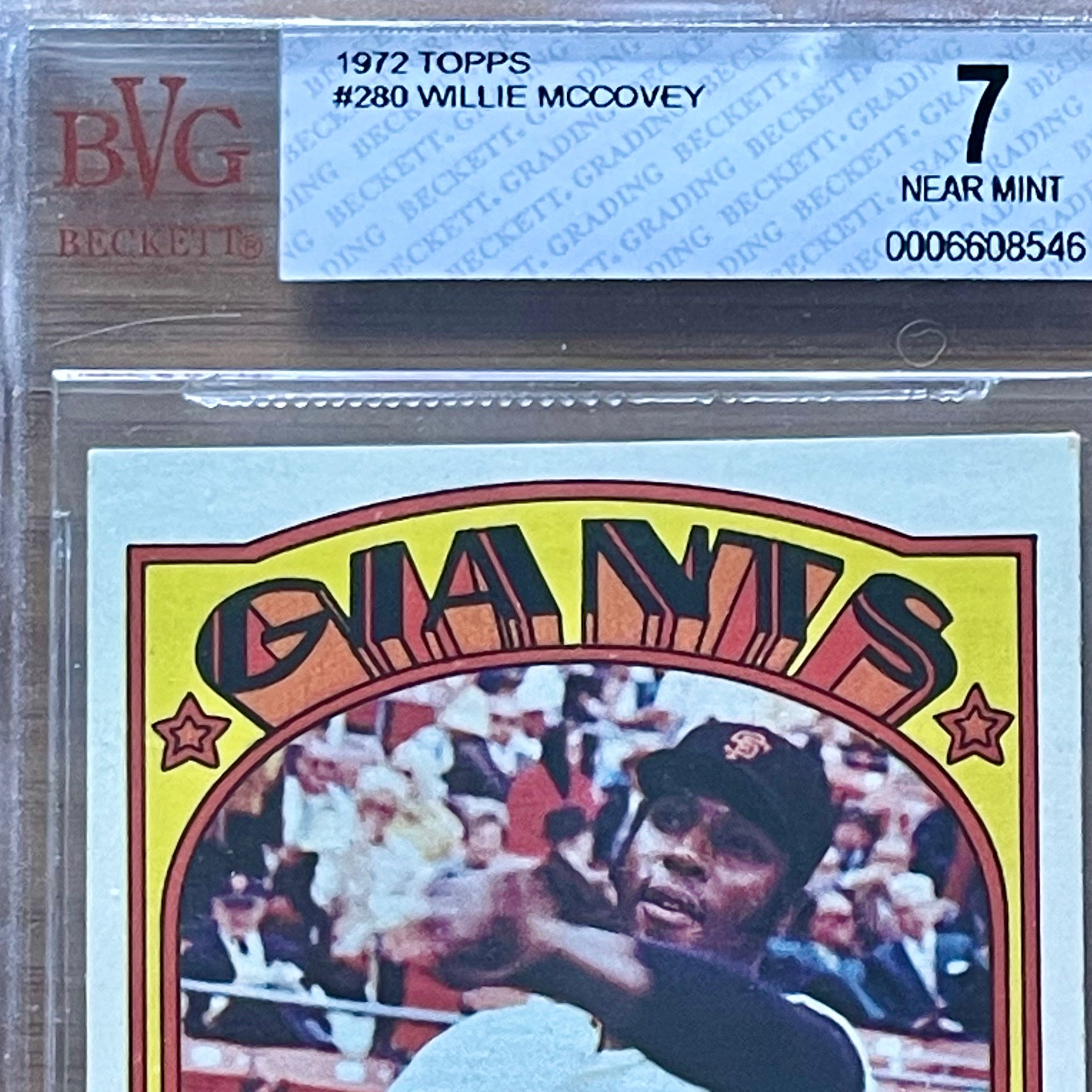 1972 Topps Willie Mccovey #280 BVG 7 NM