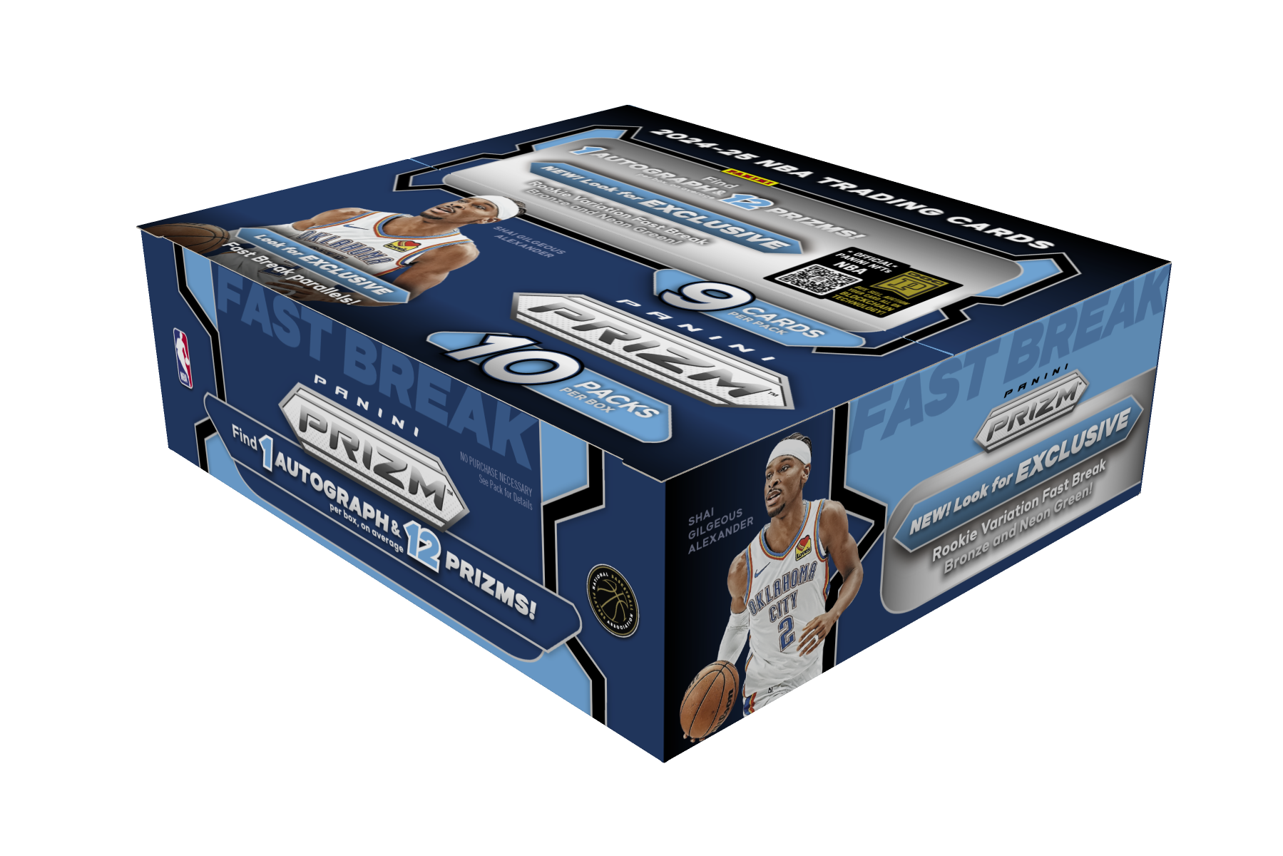2024-25 Panini Prizm (Fast Break) NBA Hobby Box