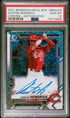 Austin Hendrick 2021 Bowman Mega Box Chrome Autographs #BMAAH PSA 10