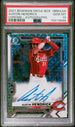 Austin Hendrick 2021 Bowman Mega Box Chrome Autographs #BMAAH PSA 10