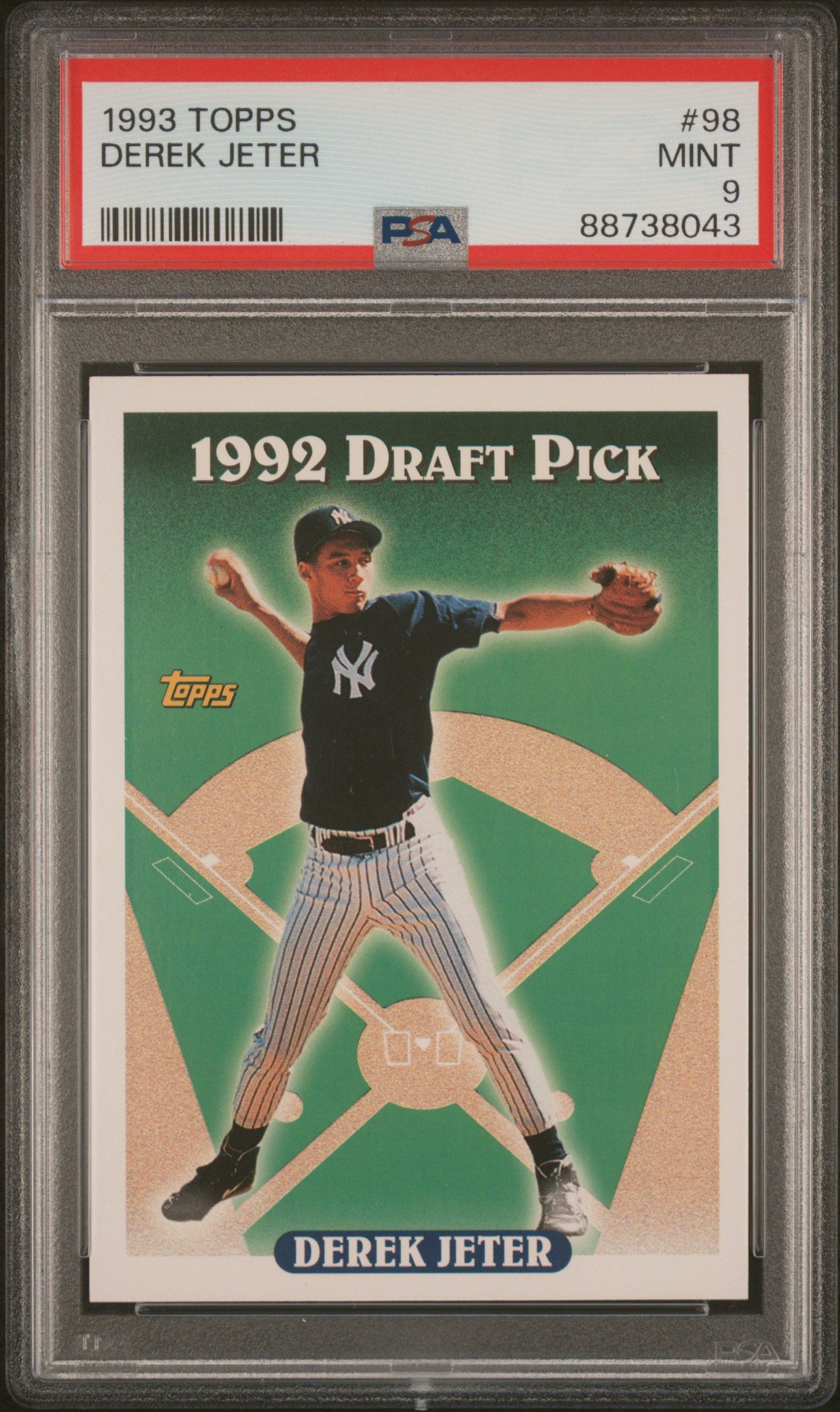 Derek Jeter 1993 Topps #98 PSA 9