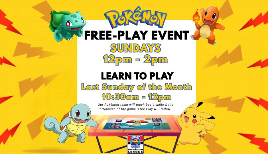 Pokémon Free Play Event (May 11th)