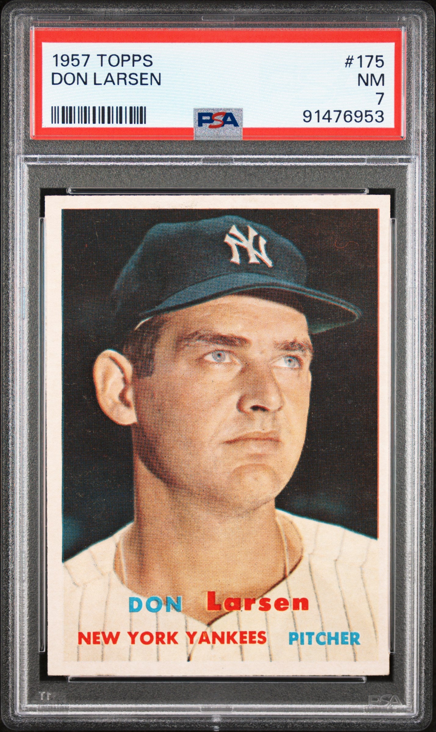 1957 Topps Don Larsen PSA 7