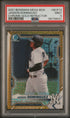 Jasson Dominguez 2021 Bowman Mega Box Chrome Gold Refractor #BCP13 PSA 9 /50