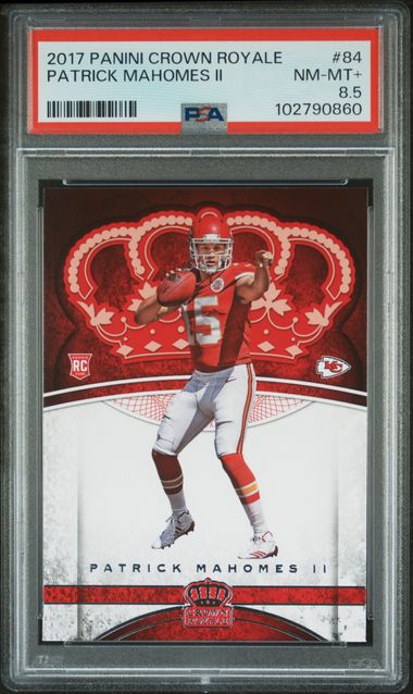 2017 Panini Crown Royale Patrick Mahomes II #84