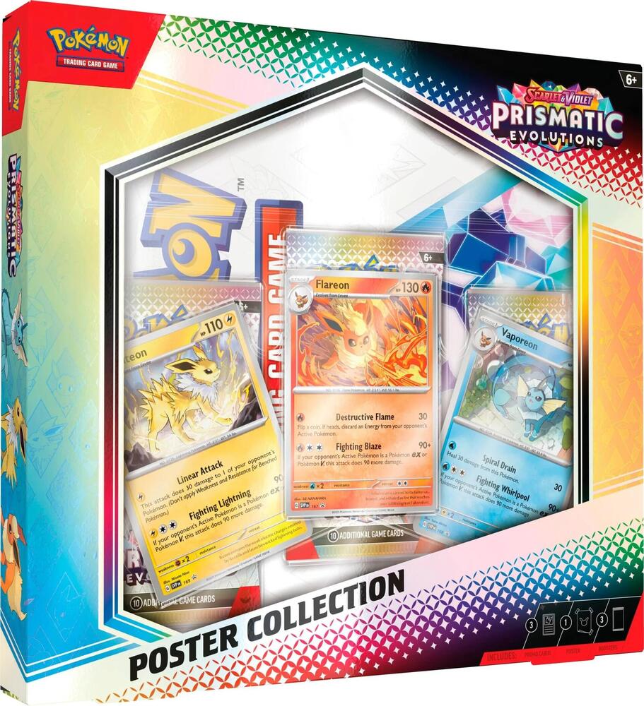 Pokemon Prismatic Evolutions Poster Collection (SV8.5)