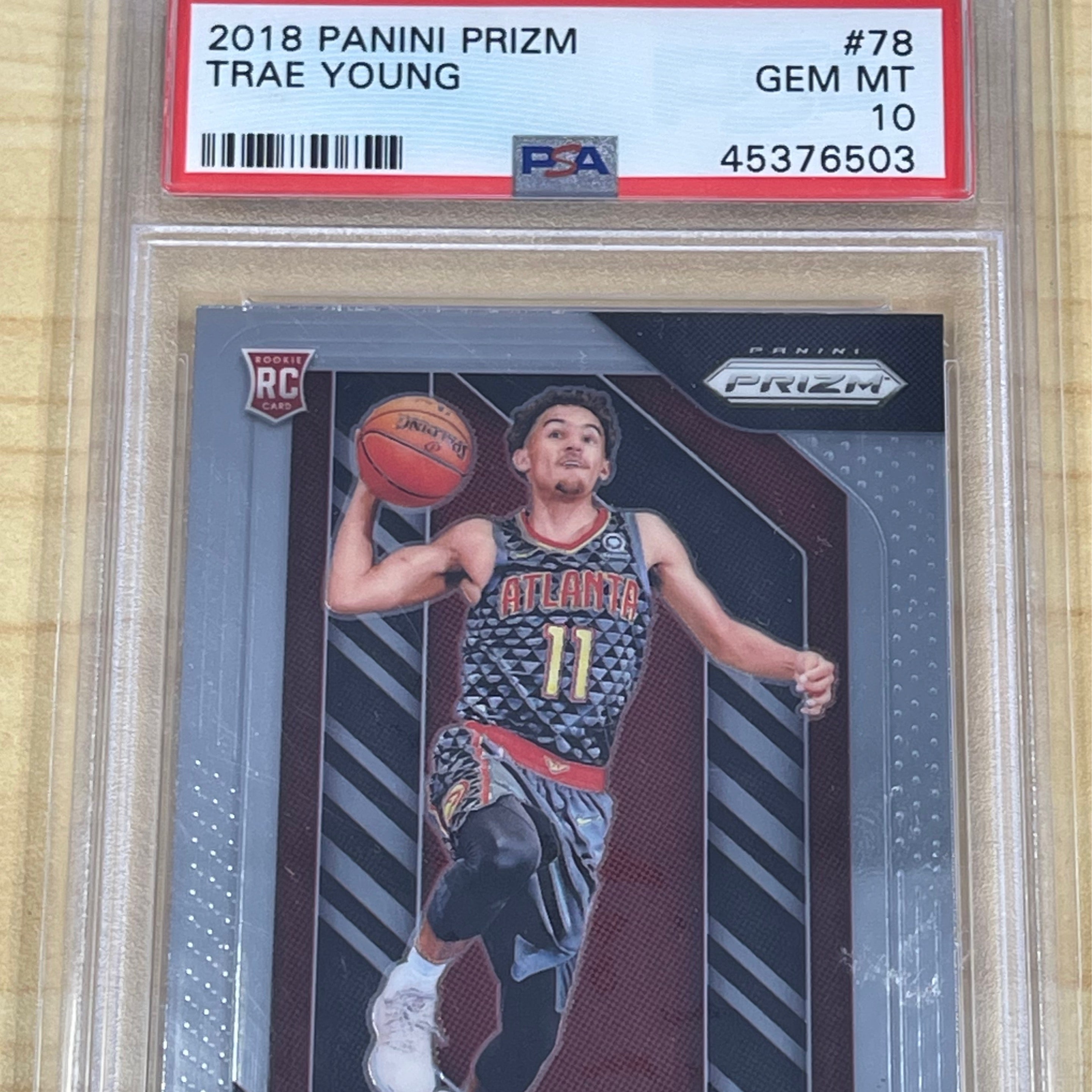 2018 Panini Prizm Trae Young #78 PSA 10