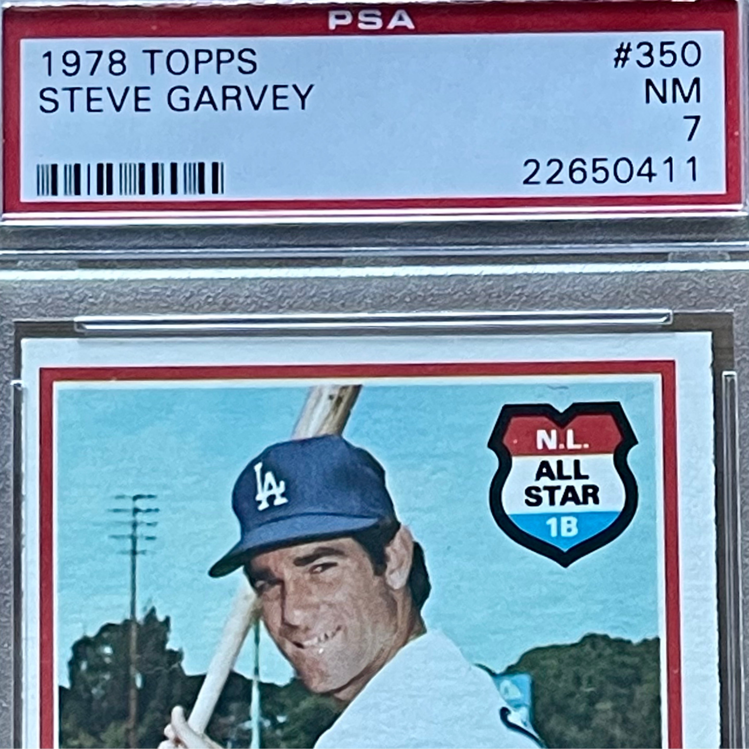 1978 Topps Steve Garvey #350 PSA 7 NM