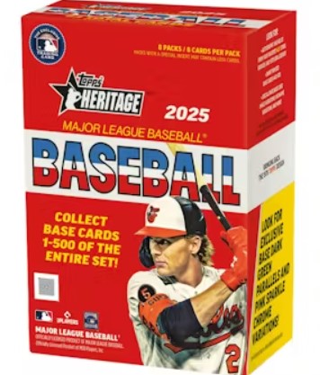 2025 Topps Heritage MLB Blaster Box