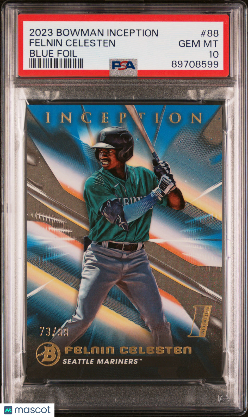 2023 Bowman Inception Felnin Celesten #88 PSA 10