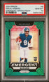 2024 Panini Malik Nabers Emergent Green Prizm #6 PSA 10 (B)