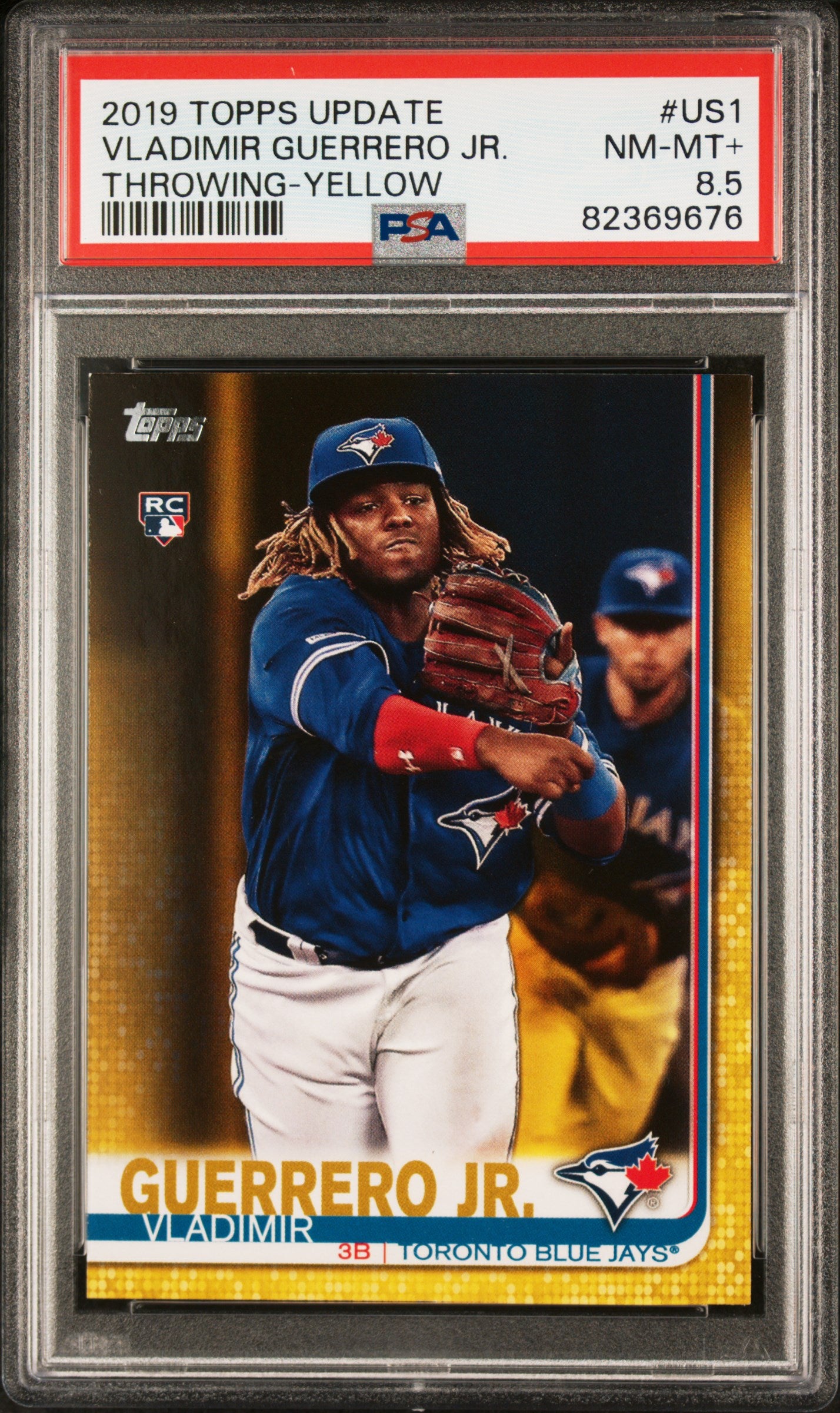 2019 Topps Update Walgreens Yellow Vladimir Guerrero Jr. #US1 PSA 8.5