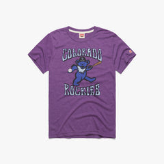 MLB x Grateful Dead x Rockies T-shirt - Royal Purple / XL