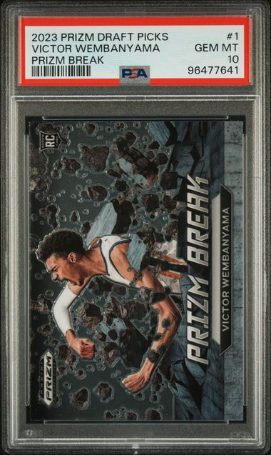 2023 Draft Picks Victor Wembanyama Prism Break #1 PSA 10