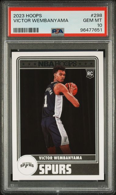 2023 Hoops Victor Wembanyama #298 PSA 10