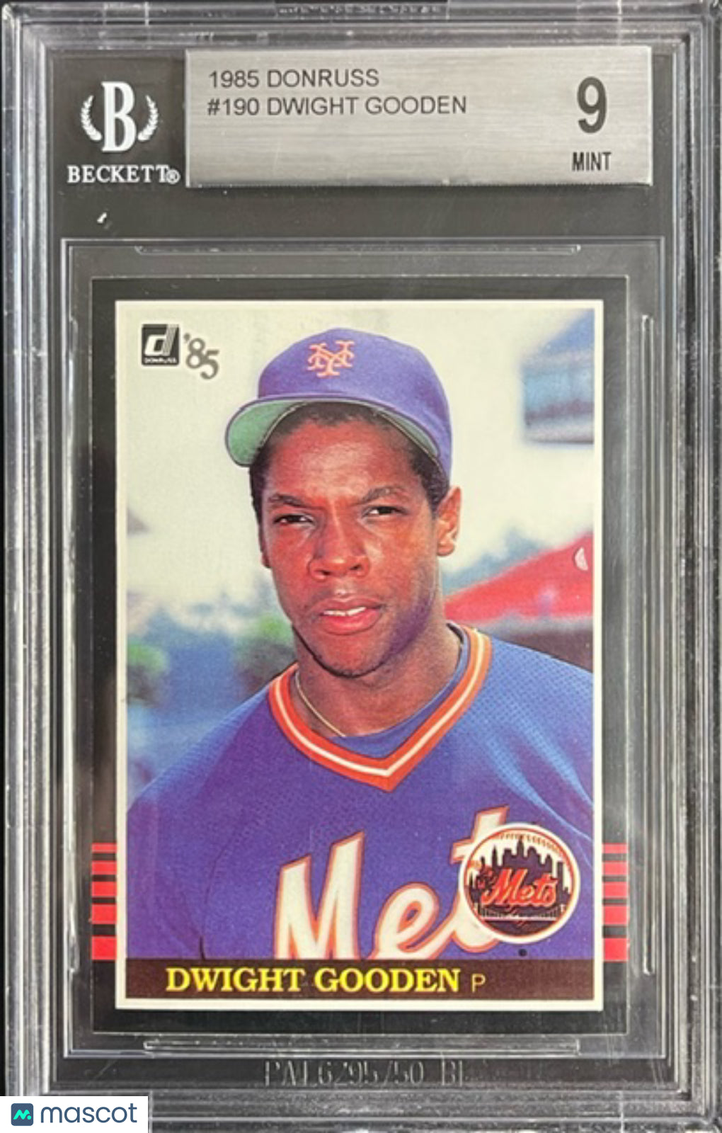 1985 Donruss Dwight Gooden #190 BGS 9