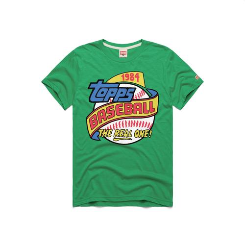 HOMAGE TOPPS BASEBALL 1984 GREEN TEE