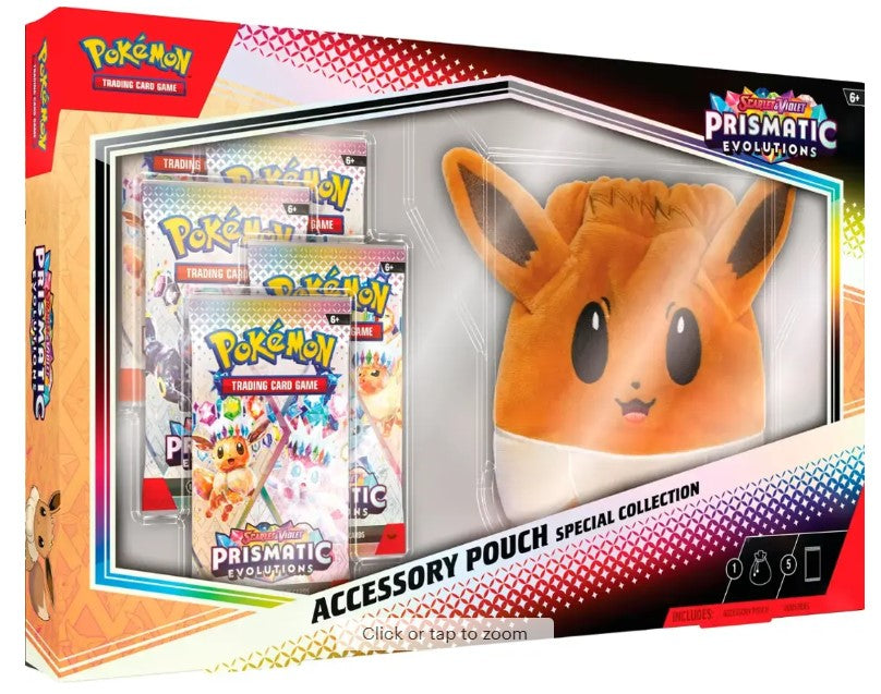Pokemon Scarlet & Violet Prismatic Evolutions Accessory Pouch Special Collection