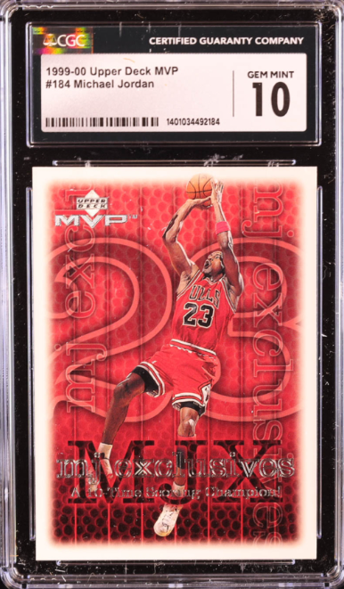1999 Michael Jordan Upper Deck MVP #184 CGC 10