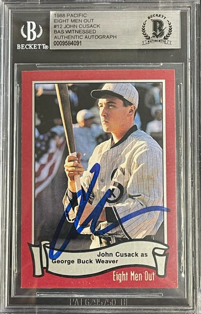 John Cusack as Buck Weaver 1988 Pacific Eight Men Out #12 BGS 0