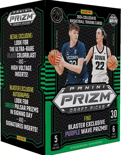 2024-25 Panini Prizm Draft Picks Collegiate Basketball Blaster Box