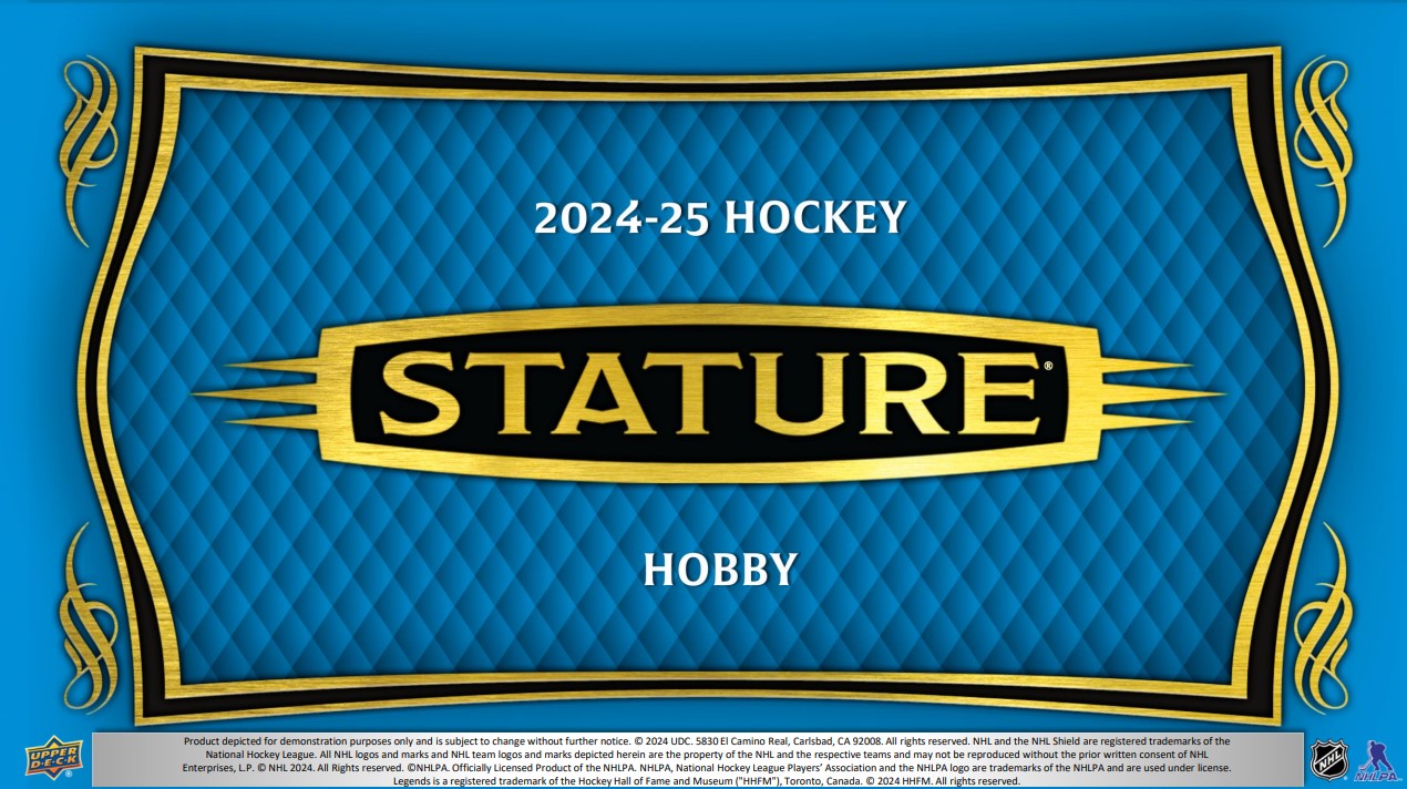 2024-25 Upper Deck Stature Hockey Hobby Box (Pricing in Store Only)