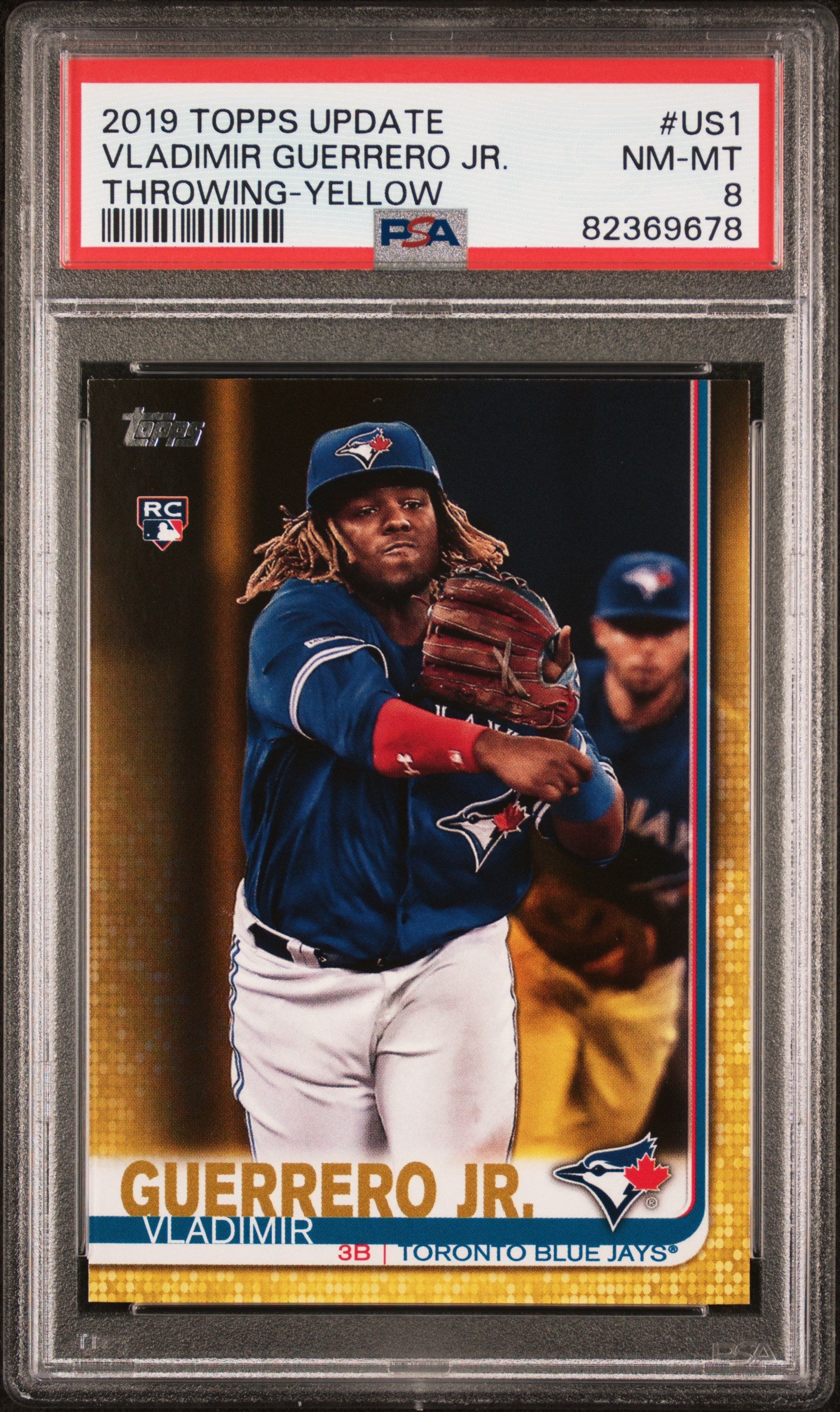 2019 Topps Update Walgreens Yellow Vladimir Guerrero Jr. #US1 PSA 8