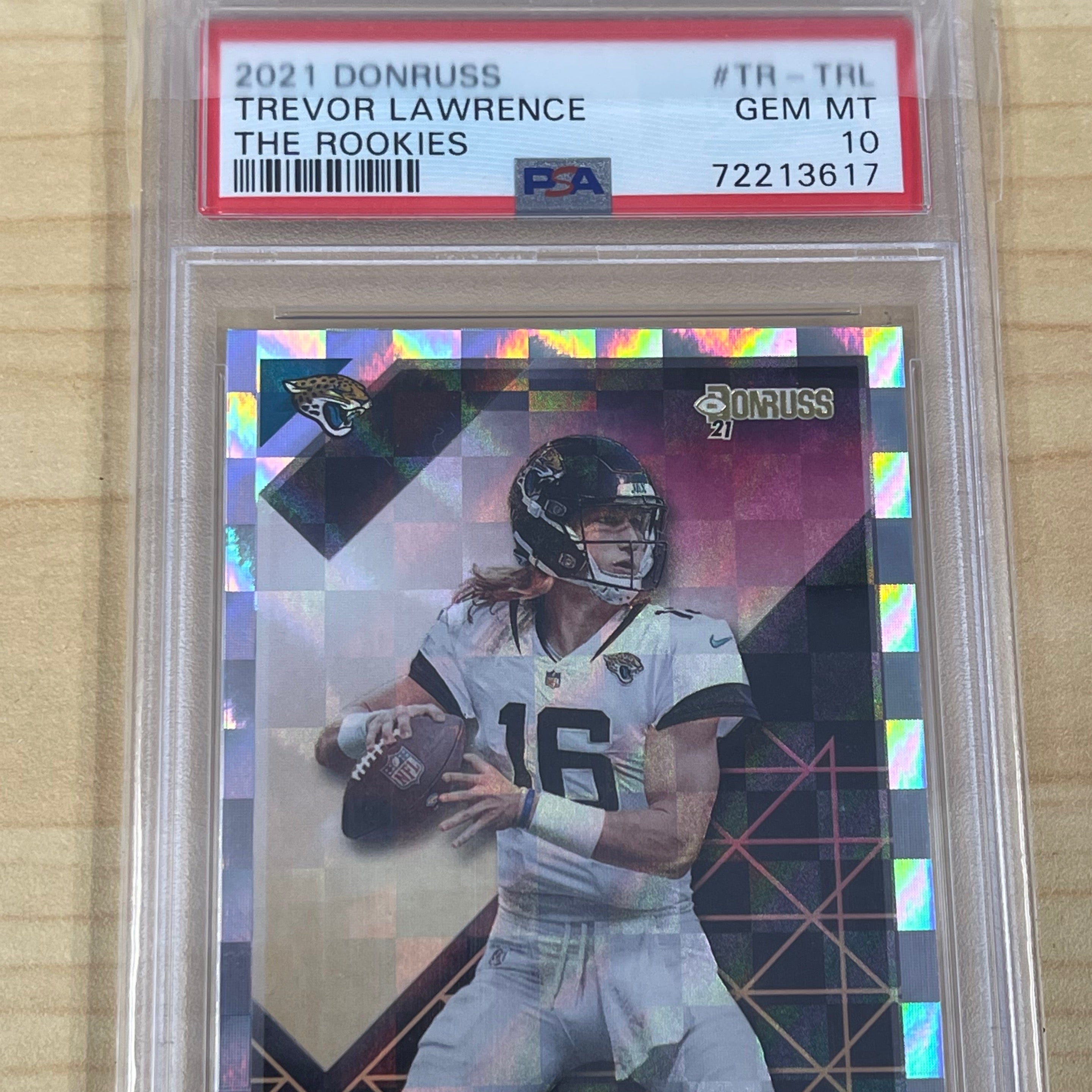 2021 Donruss Trevor Lawrence TR-TRL The Rookies PSA 10