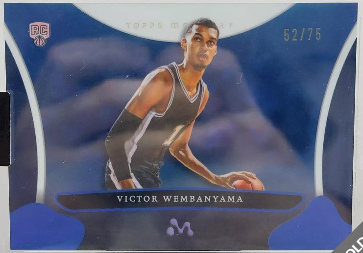 2023-24 Topps Mercury Victor Wembanyama #18 Blue Refractor /75