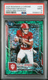 2025 BOWMAN UNIVERSITY CHROME 109 FERNANDO MENDOZA GREEN MINI DIAMOND PSA 9 - front