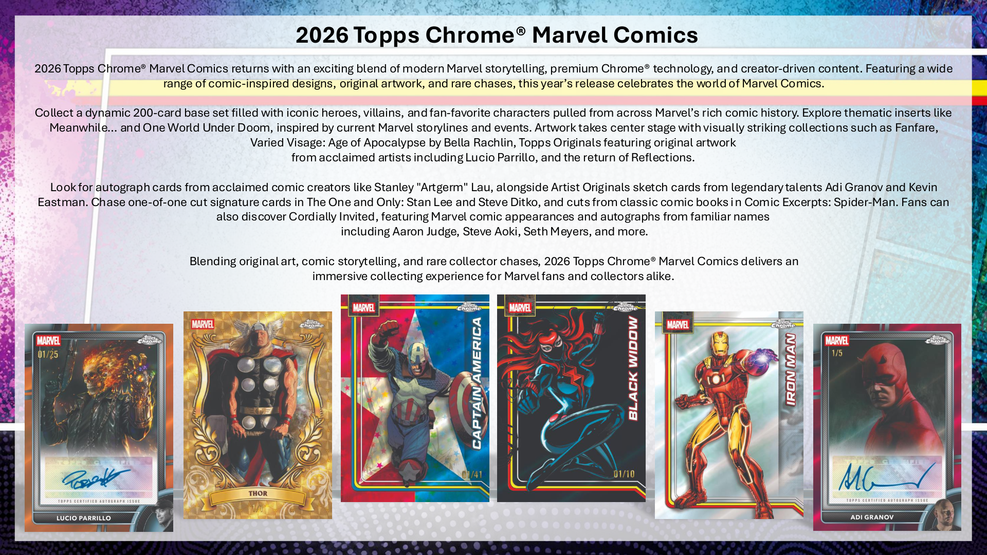 2026 Topps Chrome Marvel Comics Value Box – Impact Sports Cards