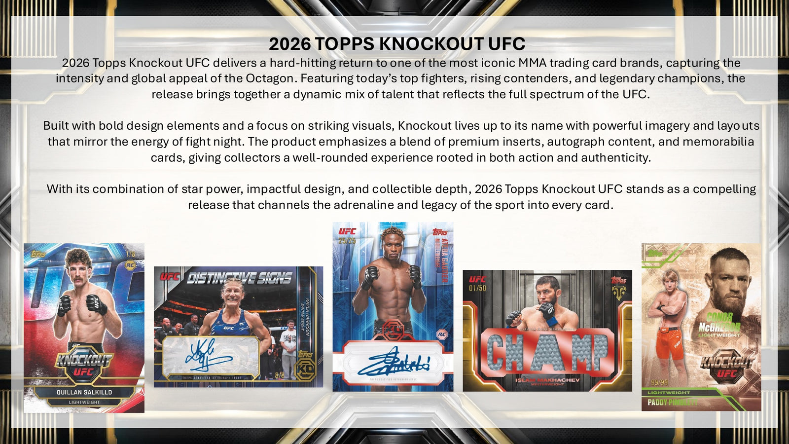 2026 Topps UFC Knockout Hobby Box