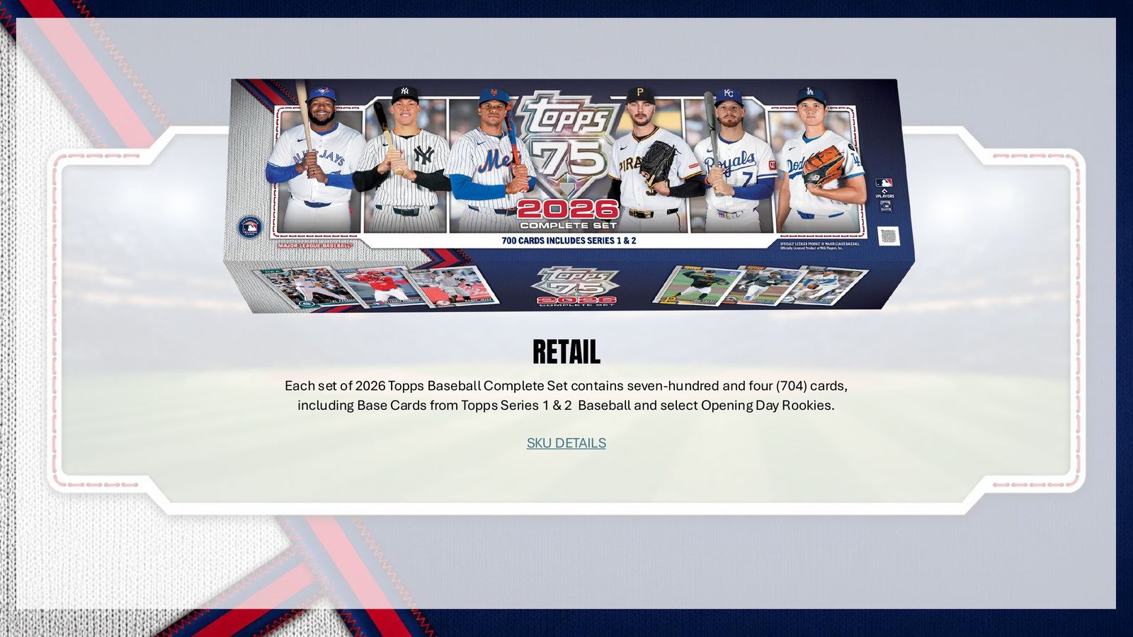 2026 Topps Complete Baseball Factory Hobby Set - Series 1 & 2